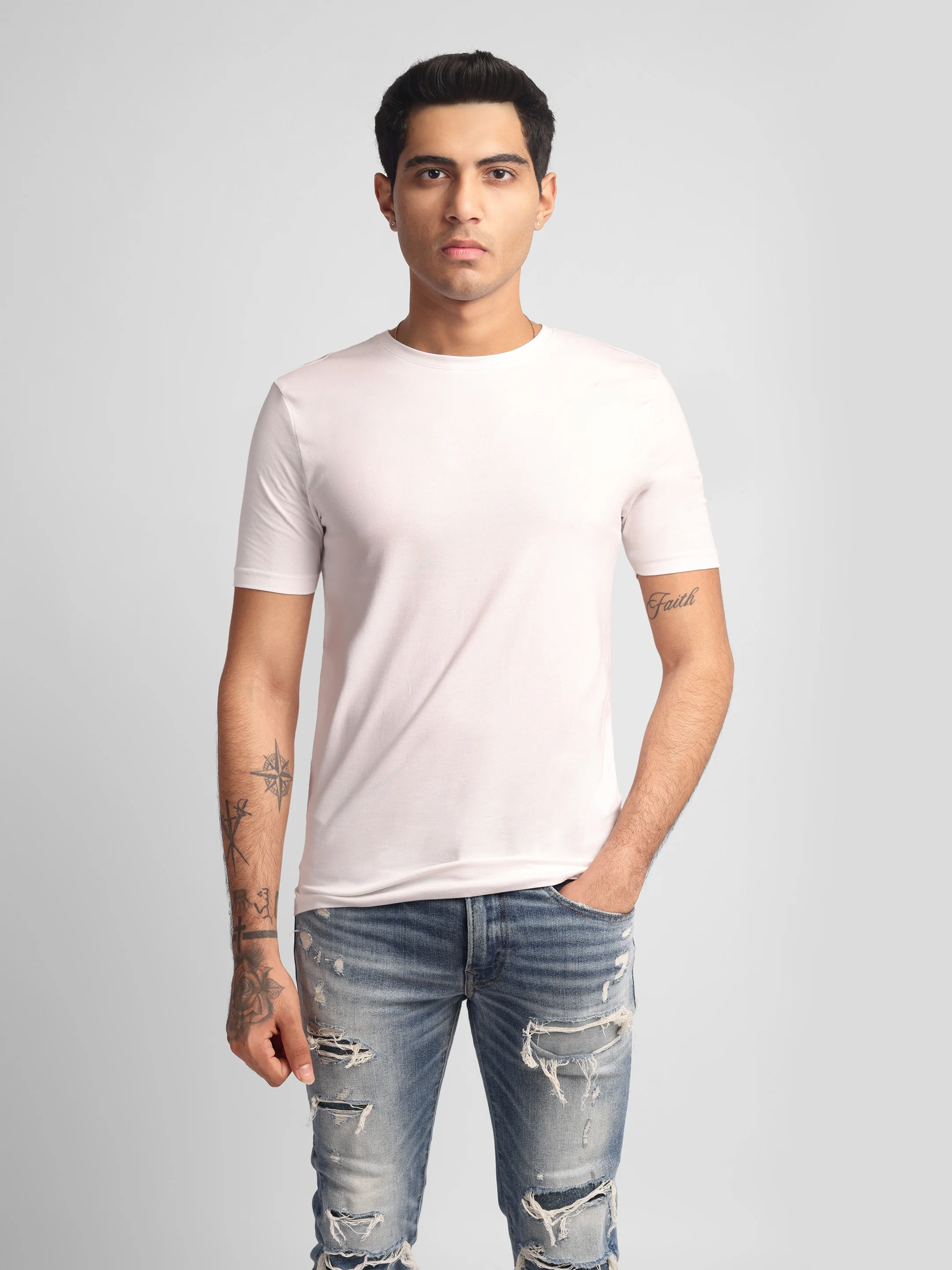 male model ecommerce photography Top Wear T-shirts